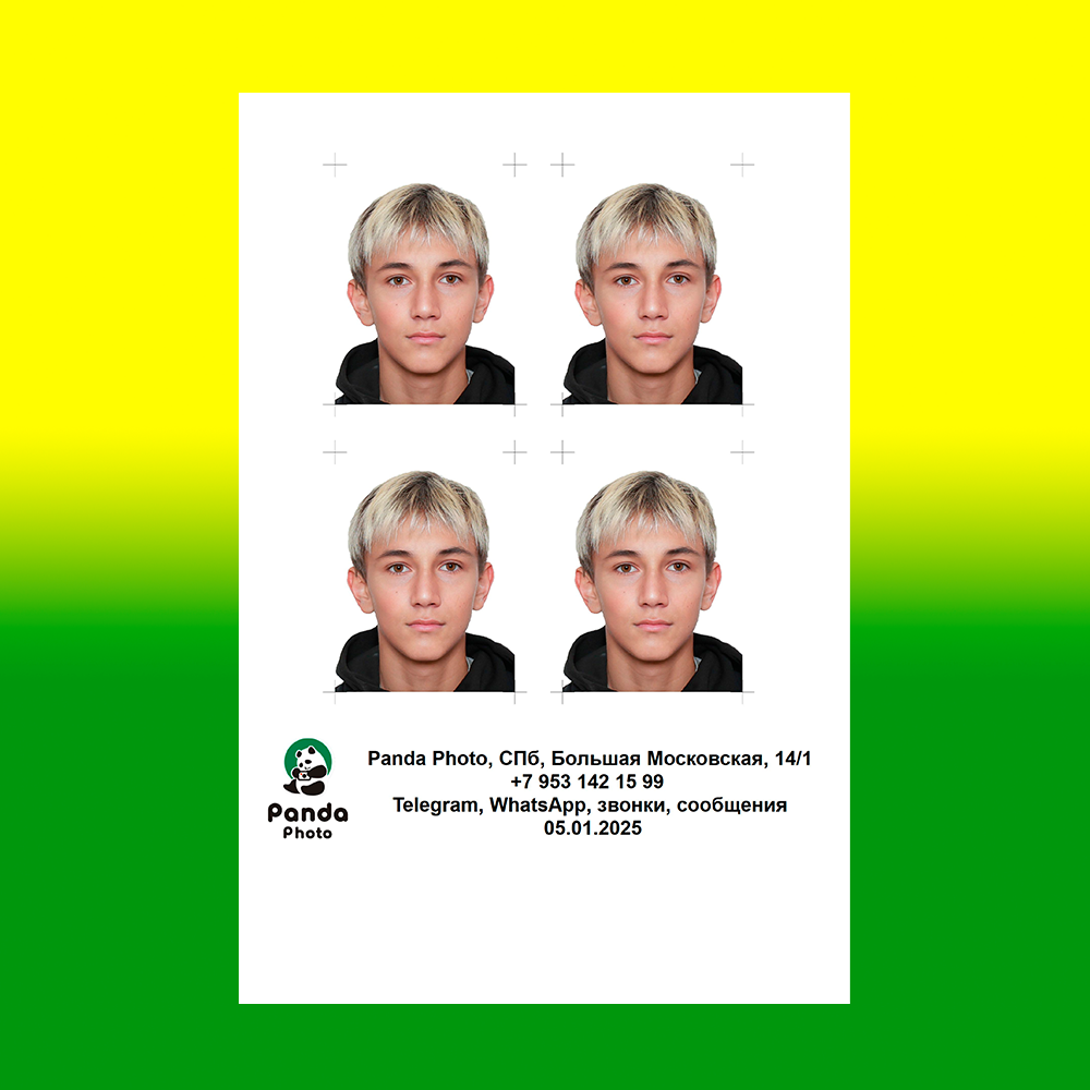 Дополнительный комплект к фото на документы