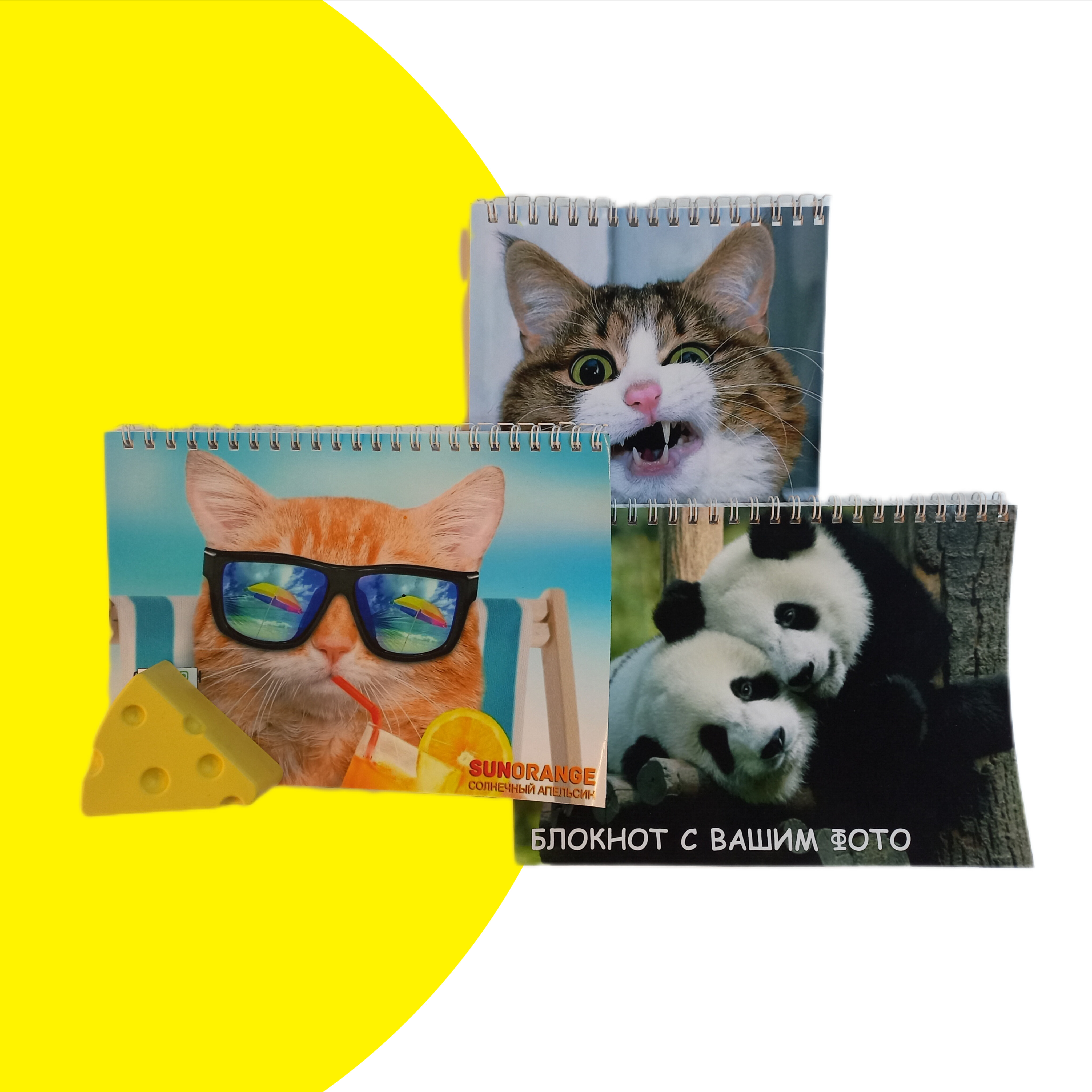Блокнот с фото на обложке