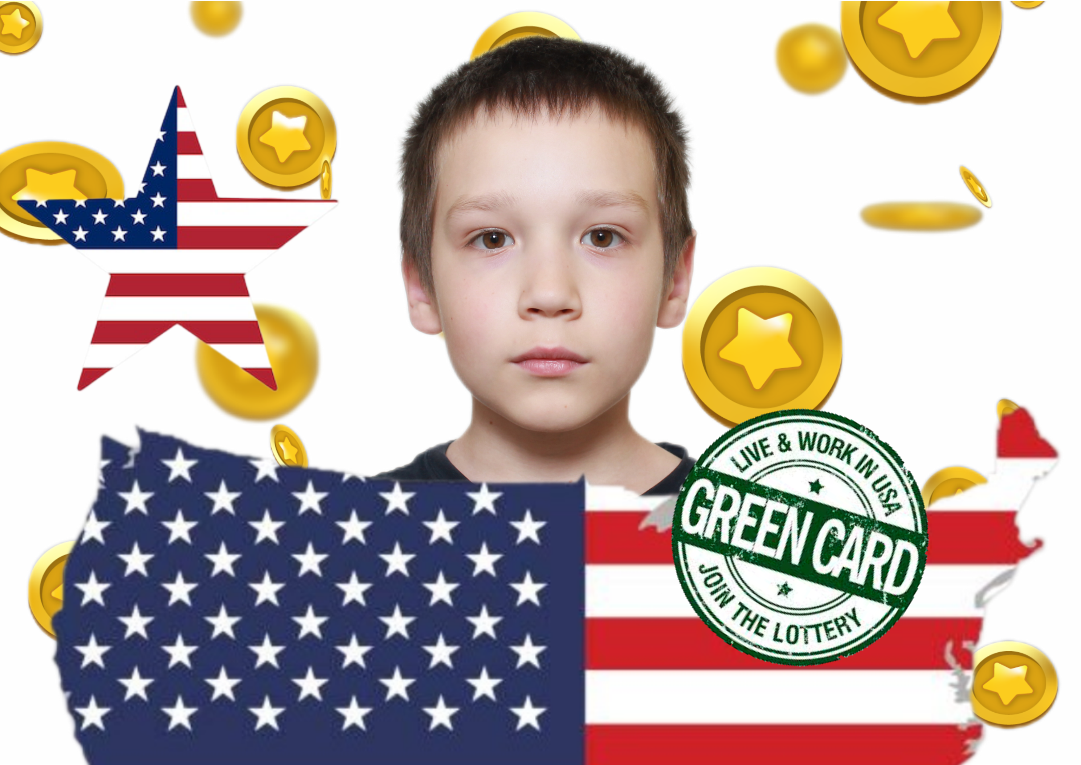 Фото на Грин Карту чтобы выиграть, как выиграть в лотерее Грин Карта