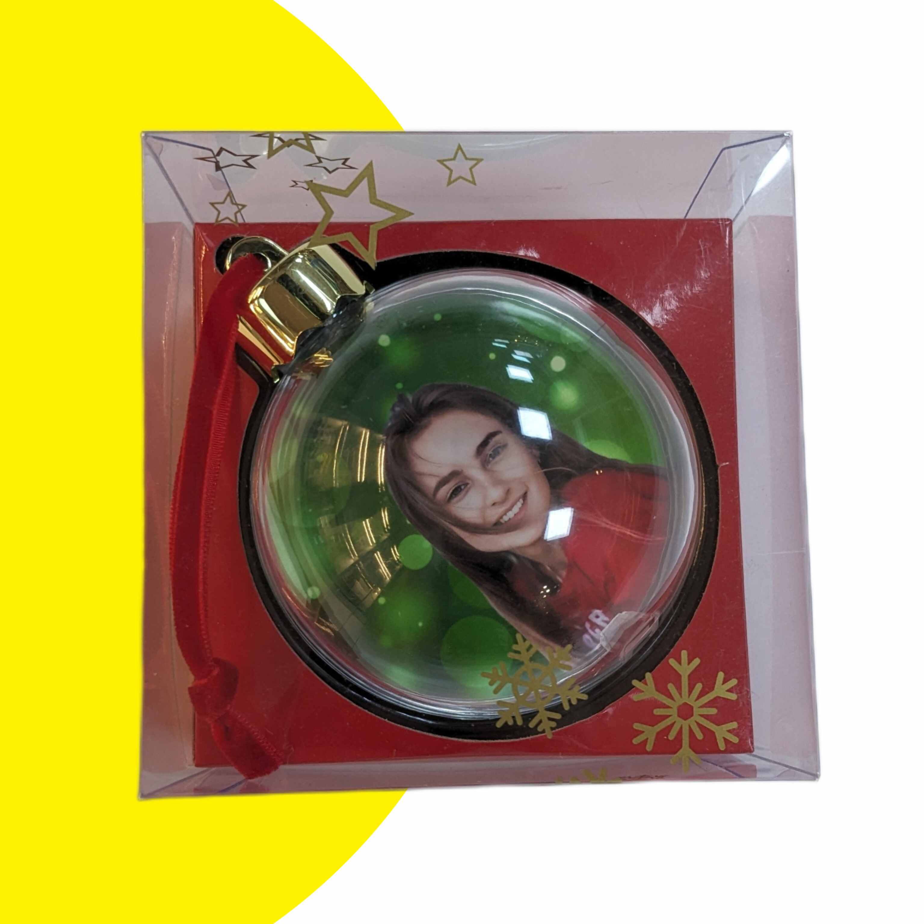 Шар Новогодний с фото на Новый Год